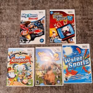 Nintendo Wii Video Game Lot (5 Games)